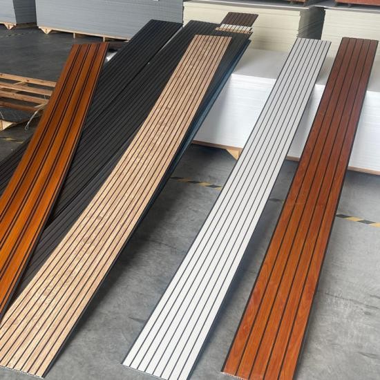 Wood Grain Fluted PVC Panel suppliers Wood Grain Fluted PVC Panel suppliers